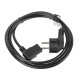 Lanberg CA-C13C-12CC-0030-BK cable de transmisión Negro 3 m CEE7/7 IEC 320